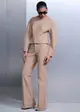 Calça Flare com Nervura