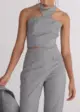 Calça Micro Xadrez