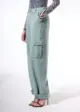 Calça Cargo Detalhe Barra