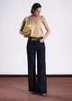 Calca Jeans Semi Flare