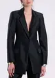 Blazer Gola com Plissada