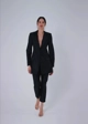 Blazer Gola com Plissada