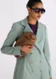 Blazer Alongado Twill