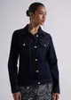 Jaqueta Jeans Acinturada