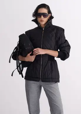 Parka Com Manga Removível