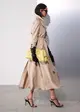 Trench Coat Com Faixa Pespontada