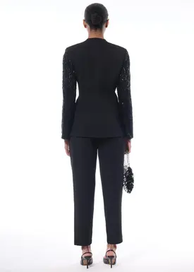 Blazer Duo Fringe Black