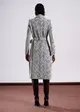 Casaco Trench Jacquard