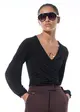 Blusa Manga Bufante com Trespasse