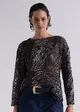 Blusa Tule Decote Canoa