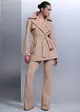 Casaco Trench Com Faixa