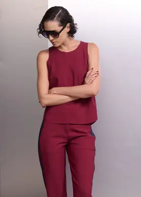 Blusa Recorte Pesponto