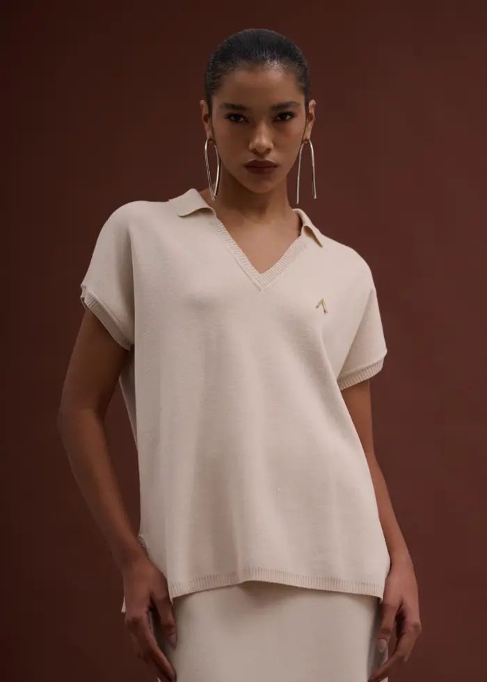 Blusa Gola Polo Tricot