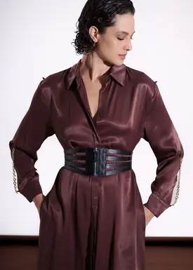 Chemise Midi Com Corrente