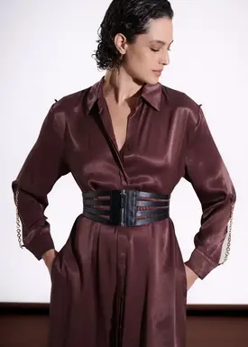 Chemise Midi Com Corrente