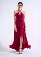 Vestido Longo Alça Bordada