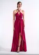 Vestido Longo Alça Bordada