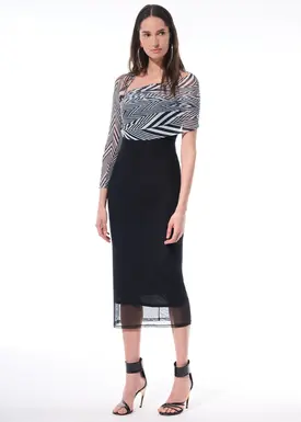 Vestido Midi Manga Única