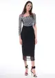 Vestido Midi Manga Única