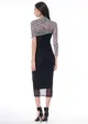 Vestido Midi Manga Única