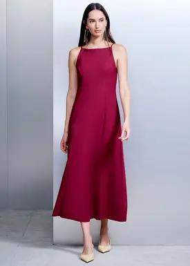 Vestido longo Com Cinto