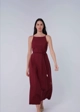 Vestido longo Com Cinto