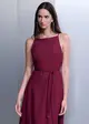 Vestido longo Com Cinto