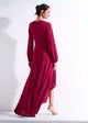 Vestido Mullet Fivela Strass