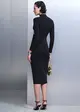 Vestido Midi com Torção