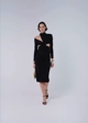 Vestido Midi com Torção