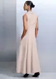 Vestido Sem Manga Com Fenda