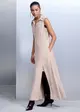 Vestido Sem Manga Com Fenda