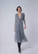 Vestido Midi Saia Drapeada