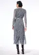 Vestido Midi Saia Drapeada