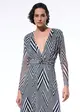 Vestido Midi Saia Drapeada