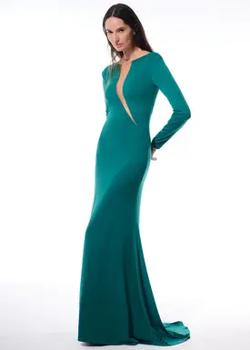 Vestido Longo Costas Bordadas