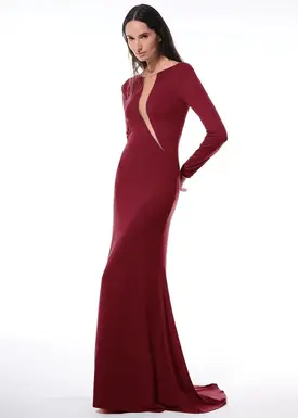 Vestido Longo Costas Bordadas
