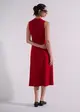 Vestido Midi Com Gola Removível