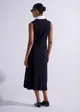Vestido Midi Com Gola Removível