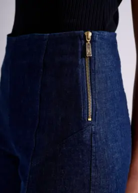 Calça Capri com Ziper Laterais