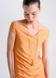 Vestido Midi Detalhe Franzido