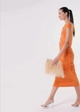 Vestido Midi Detalhe Franzido