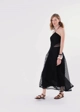 Vestido Longo Crochê Amarração