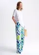 Calça Pantalona Sati Printed