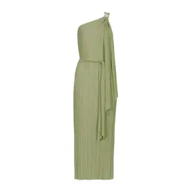 Vestido Midi Ombro Só C/ Metal