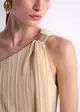 Vestido Midi Ombro Só C/ Metal