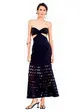Vestido Midi Detalhes Vazado
