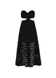 Vestido Midi Detalhes Vazado