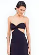 Vestido Midi Detalhes Vazado