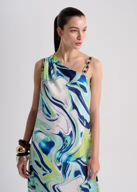 Vestido Longo Salin Printed